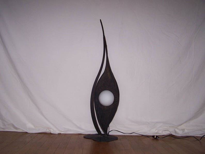 60s BRUTALIST Sculpture lamp