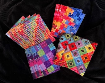 Quilt Art Photo Cards: Handmade Note Card Set of 8