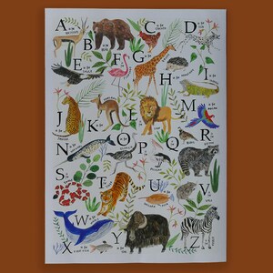 Animal Alphabet Print | Art Print | ABC | Nursery Wall Art | Animal ...