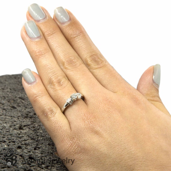 Diamond Ring, Baguette Diamond Ring, Bow Like Des… - image 4
