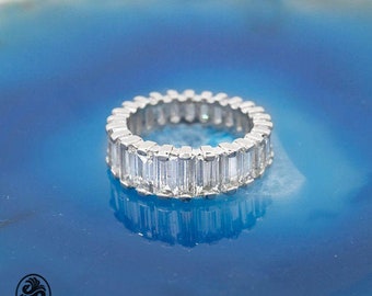 Baguette Band, Diamond Baguette Ring, Diamond Eternity Band, Eternity Band, Eternity Baguette Wedding Band, Red Carpet Collection