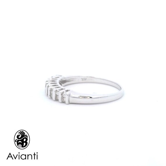 Anniversary Band, Baguette and Round Cut Diamond … - image 5