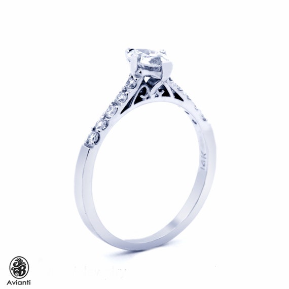 Engagement Ring Marquise Cut Engagement Ring Marquise Ring Etsy