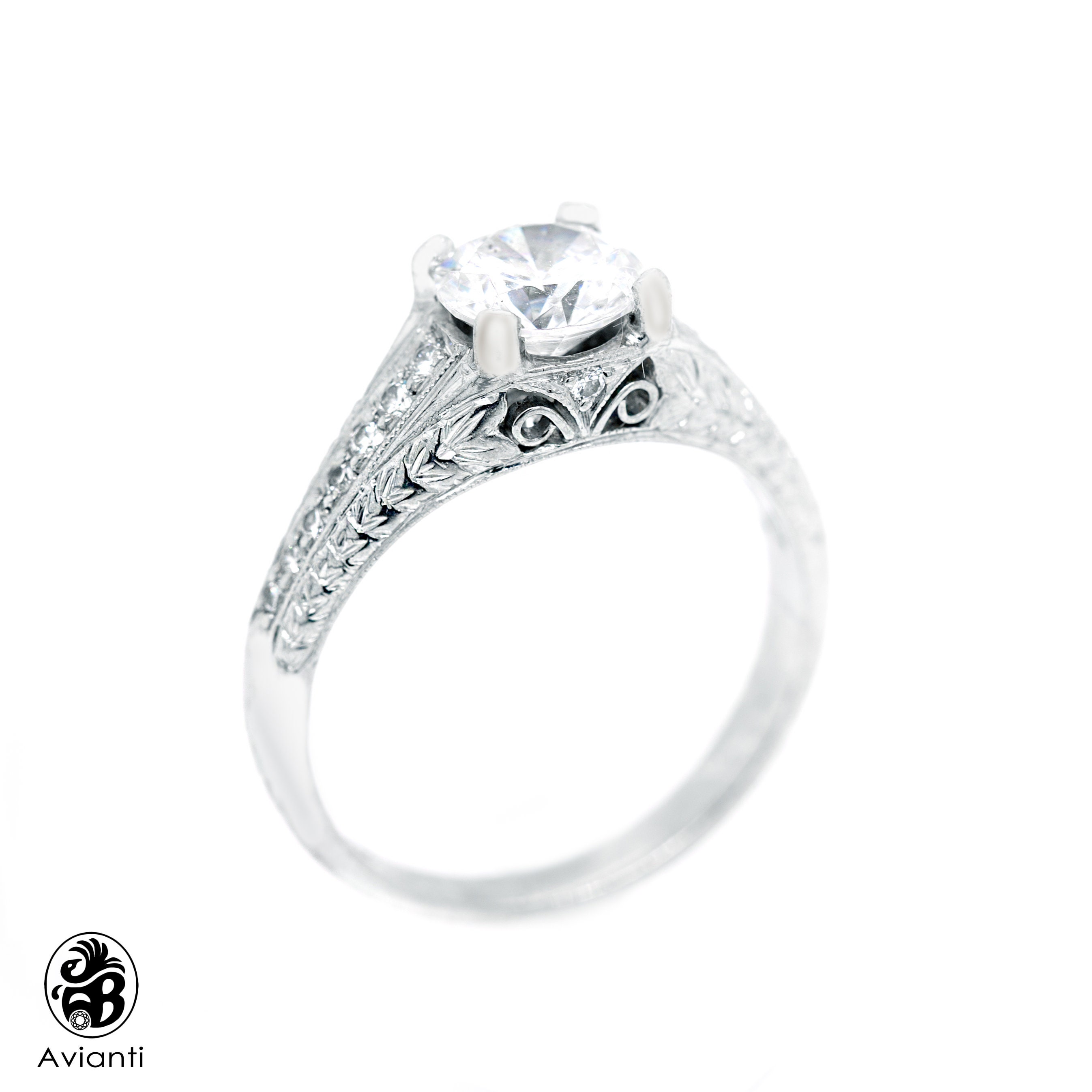 wholesale best prices Engagement Ring, Diamond Vintage ARTEMER