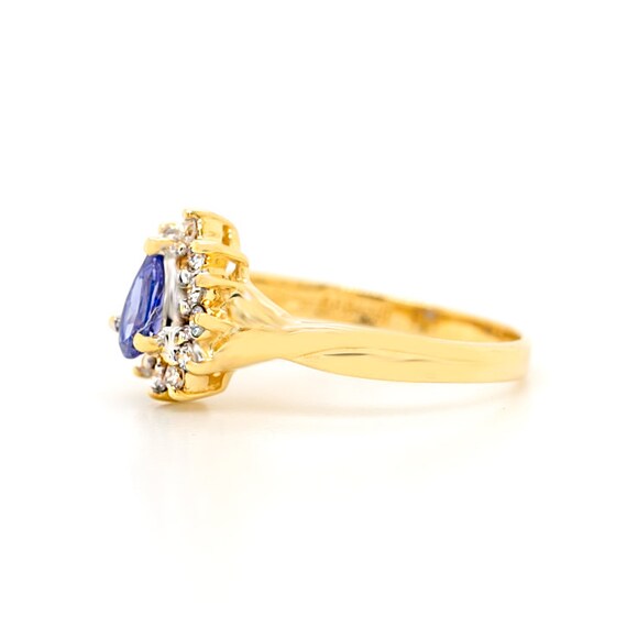 Tanzanite Ring, Violet Blue Gemstone Engagement R… - image 3