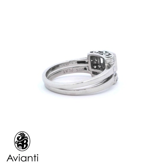 Engagement Ring Set, Vintage Diamond Engagement R… - image 3