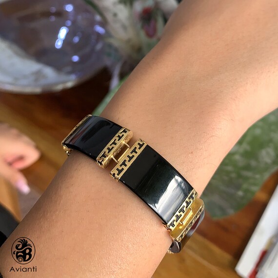 Gold onyx best sale bracelet