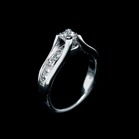 Bridge style hotsell engagement rings