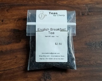 English Breakfast Loose Tea is  a hearty rich blend that goes well with milk and sugar going back to its British custom