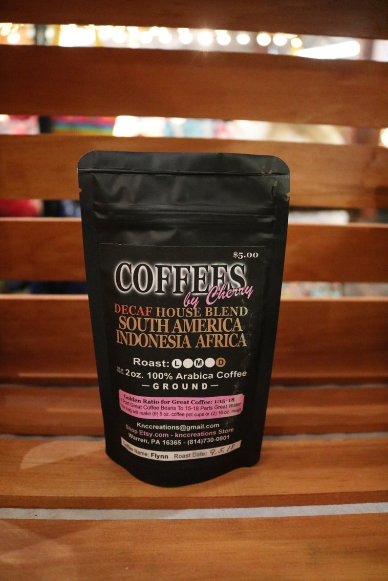 Decaf House Blend South America Indonesia Africa Coffee Blend - 