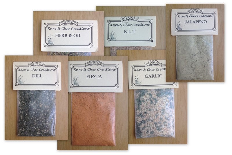 You Pick 3 Dip Mixes, party dip mixes, dried herb mixes, party dips