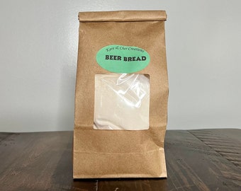 Beer bread dry mix- wonderful with our dip mixes or by itself. All you need is one 12oz. can of beer and bake it for 55 minutes!