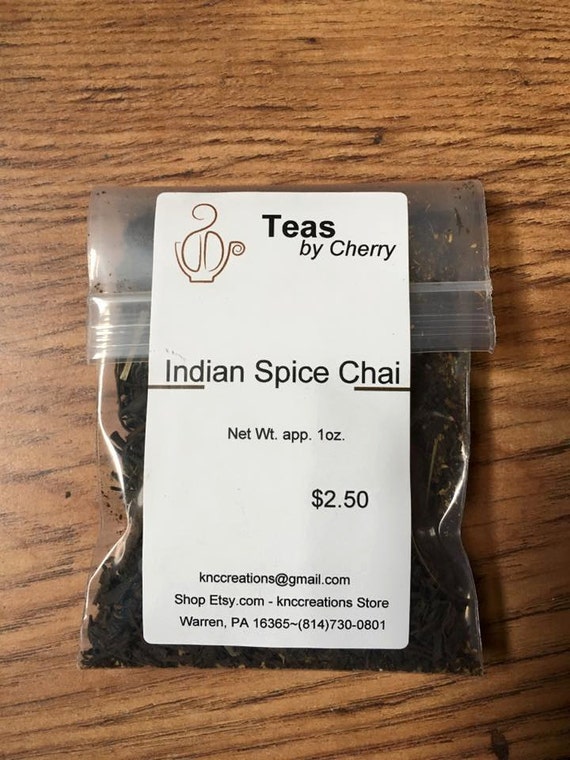 Indian spice chai tea an all natural tea wonderful steeped | Etsy