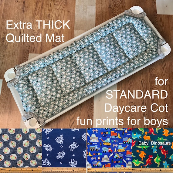51 X 20 Cot Mat for STANDARD Daycare Sleeping Cots 5055 Long Fun Prints for Boys Cotton Quilted Personalized Etsy