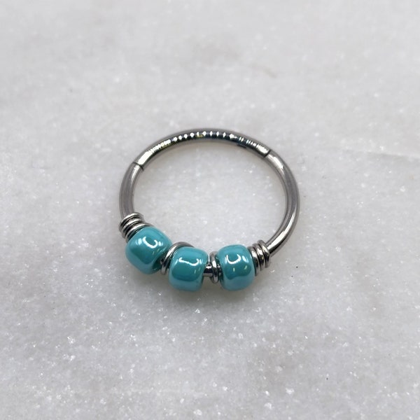 Turquoise Nose Ring Etsy