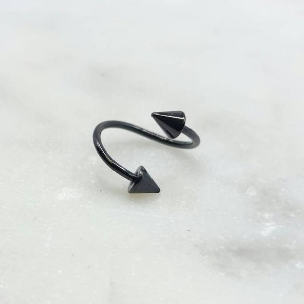 Nose Stud Twist Etsy