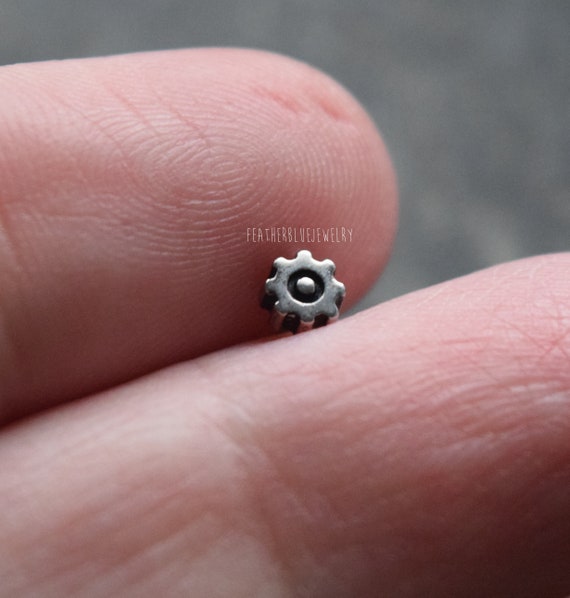 Titanio Labret 1,6 mm 14g grado 23 Lip Stud perforación del oído elige El Color De Longitud