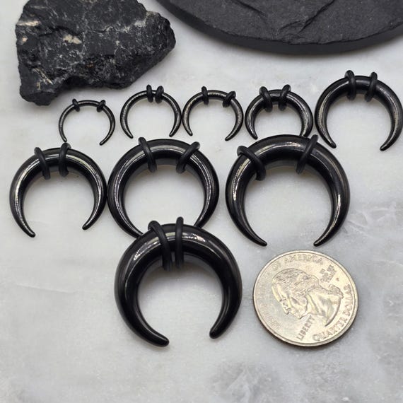 14g , 12g , 10g, 8g, 6g, 4g, 2g, 1g, 0g, 00g Black PVD Plate