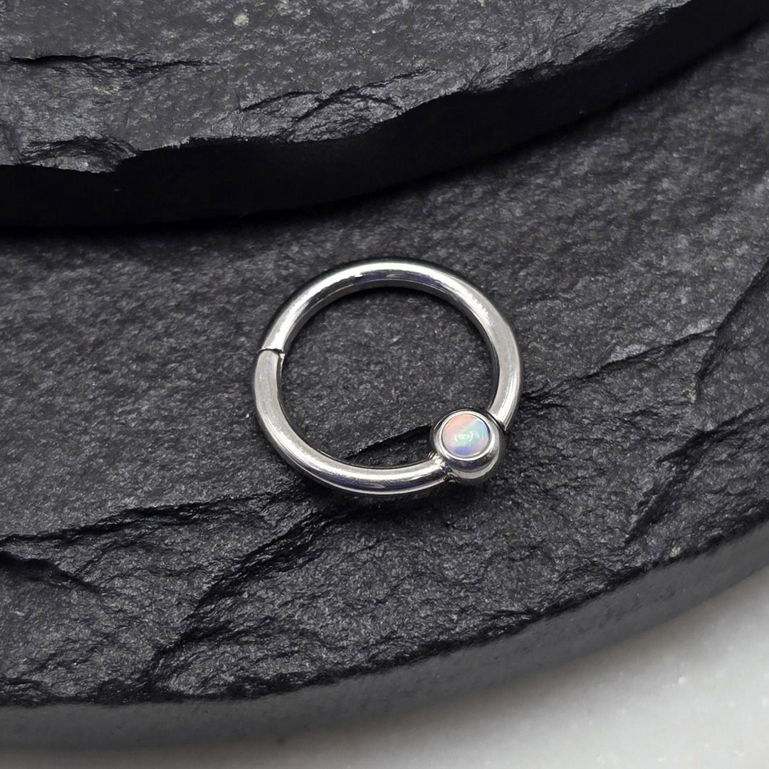 Vankula Septum piercing ring ringd segment clicker 8 mm 10