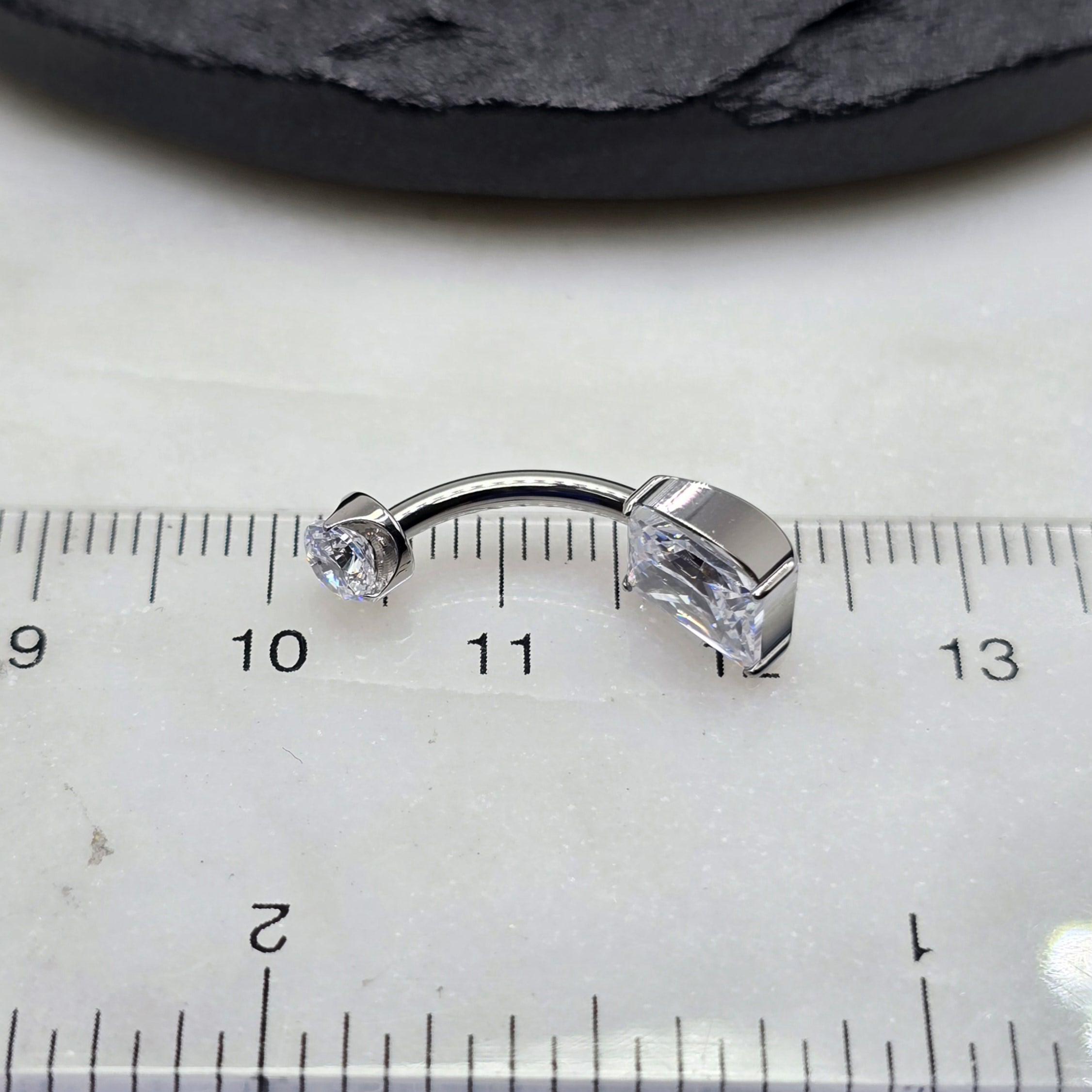 Impianto Grado Titanio Internamente Filettato Gemma Pancia Bottone - Foto 4