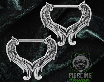 Anello Barbell Scudo Per Capezzolo/lingua In Acciaio ... - Shein - Foto 13