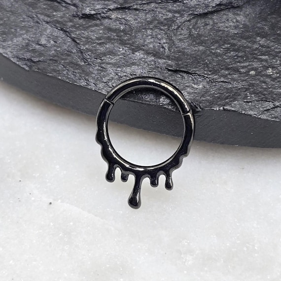 OUFER Body Piercing Nose Ring Hoops 20G Nostril Piercing Rings Jewellery 316L Stainless Steel Helix Lip Labret Septum Tragus Daith Rook Earrings Hinged Segment Clicker Cartilage Earring Hoop