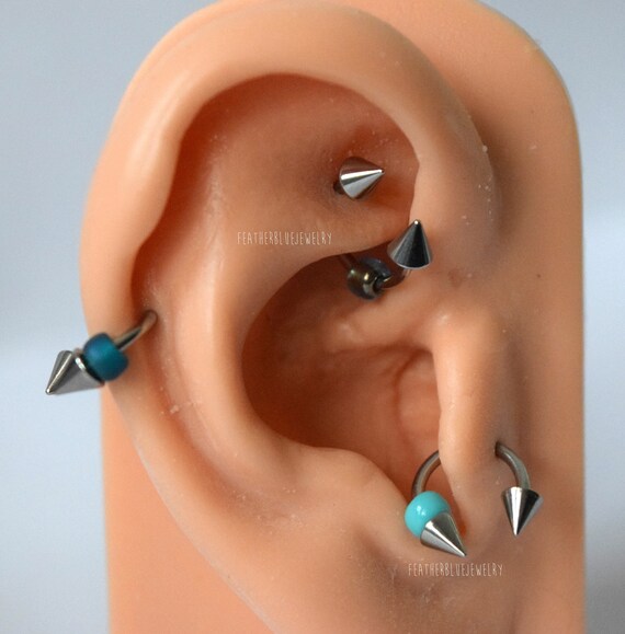 Piercing Titan piercing herradura Spike