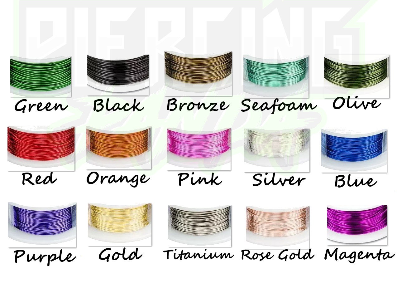 Blue Copper Wire Wrapped Black Plated 14G 1.6mm or 16g Etsy