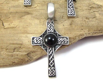 Cross Pendant, 46x23mm Celtic Cross Pendant, Item 126p