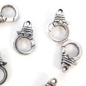 10pc, 20pc, 50pc, 14mm silver lobster clasp, lobster claw clasp, jewelry  clasps for necklace, bracelets, closures, jewelry clasp silver