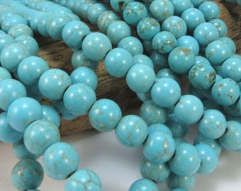 Magnesite 6x3mm Natural Gemstone Bead Supply Jewelry Making Supplies