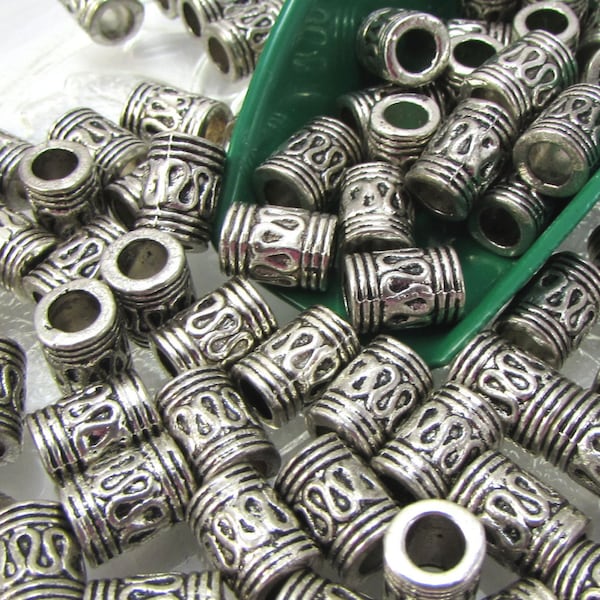 Metal Tube Beads Etsy