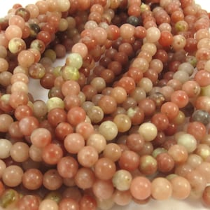 4mm Pink Lepidolite Beads, Natural Pink Beads, 4mm Pink Beads, 16" inch Strand, Jewelry Supplies, Beading Supplies, Item 658pm
