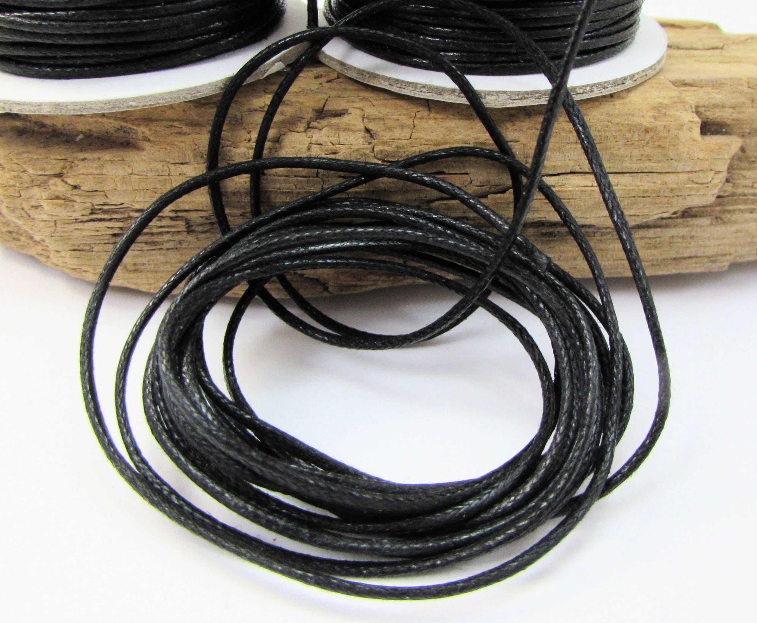 Cordon De Pince En Coton 13 Brins Tough 1 - Noir Avec Vert, 25cm - Neuf