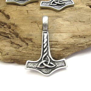 Thor's Hammer Pendant, 42x28.5mm Thor's Hammer, Jewelry Supplies, Necklace Supplies, Item 300p