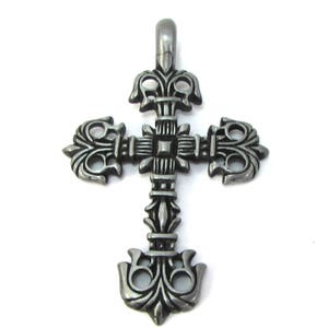 Cross Pendant, 65x41mm Cross Pendant, Jewelry Supplies, Necklace Supplies, Item 166p