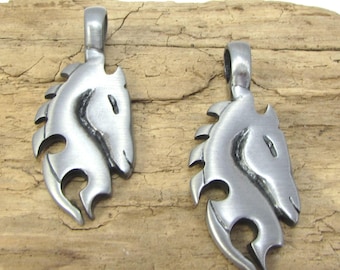 Horse Pendant, 47x19mm Horse Pendant, Item 152p