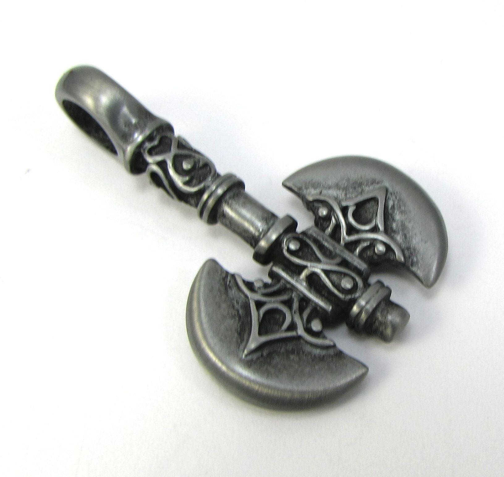 Axe Pendant, 43x27mm Double-sided Axe Pendant, Item 148p - Etsy