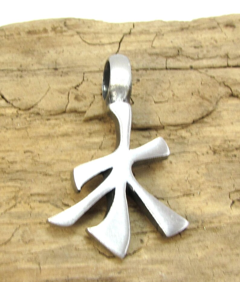 Chinese Symbol Pendant 39x26mm SingleSided Chinese Symbol Etsy