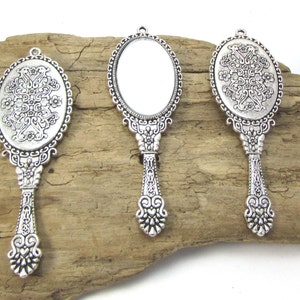 Antique silver plated hand mirror - Etsy 日本 レトロ アンティーク