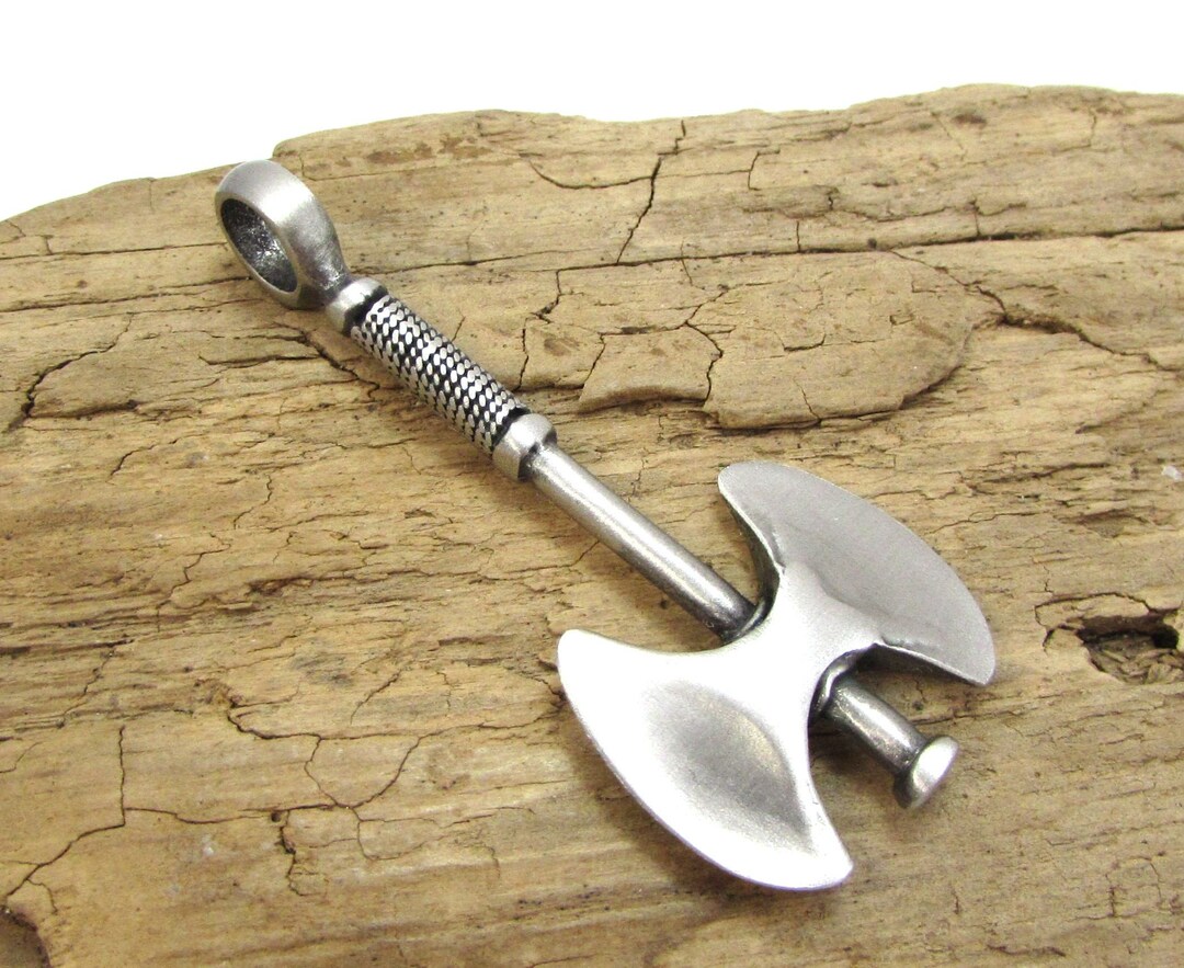 Axe Pendant, 61.5x29mm 3D Double Axe Pendant, Item 309p - Etsy
