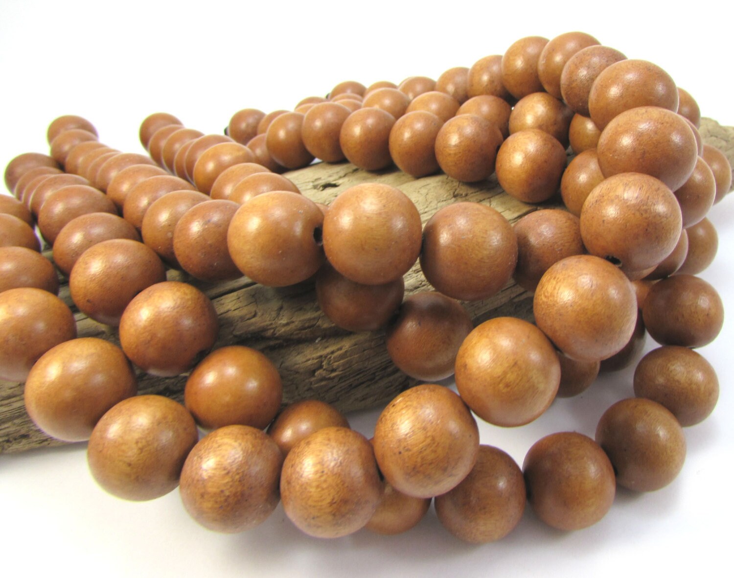 16mm Wood Beads 40pc by Park Lane