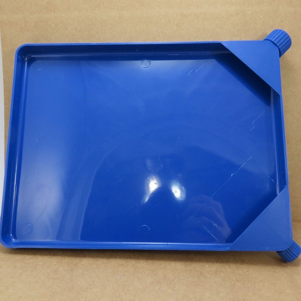 Beading Tray, Funnel Beading Tray, 8 1/2x6 1/4 Blue Plastic Bead Tray, Beading Supplies, Item 751m