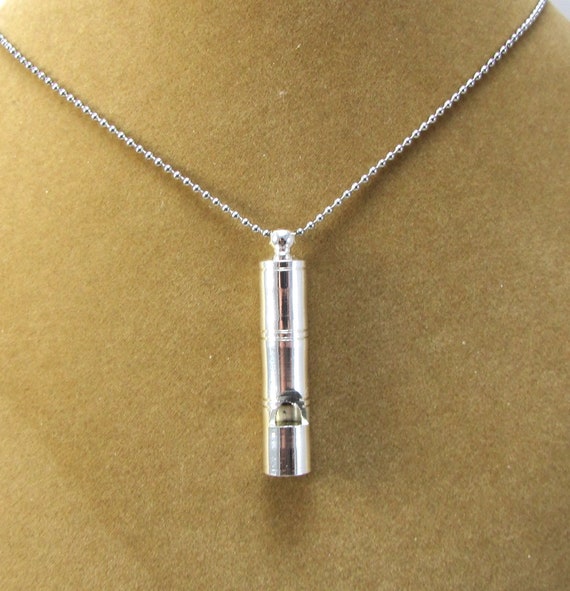 Bamboo Style Necklace Chain for Women or Men Sterling Silver