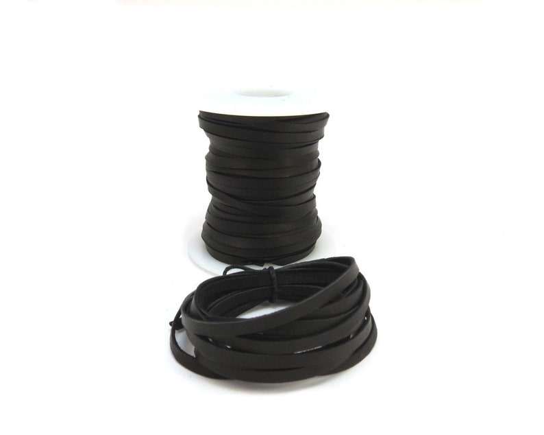 Two Black Leather Cord 2 Jewelry Supplies 3mm Black Leather Cord Item 488ct Deerskin Leather Cord Yards Black Leather Cord