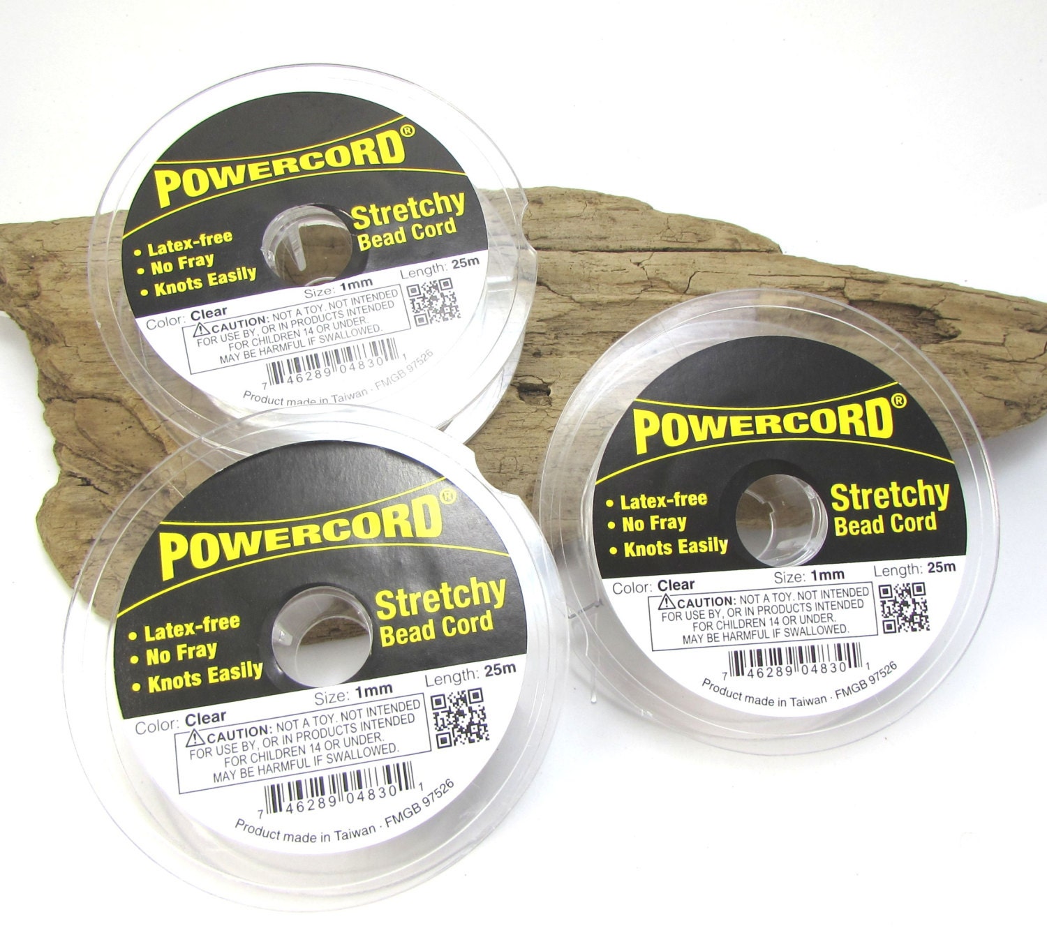 Powercord® 1mm Stretchy Bead Cord 14pound Test Cord Clear Etsy