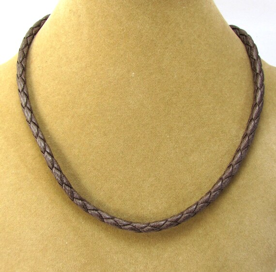 Braided sale cord necklace