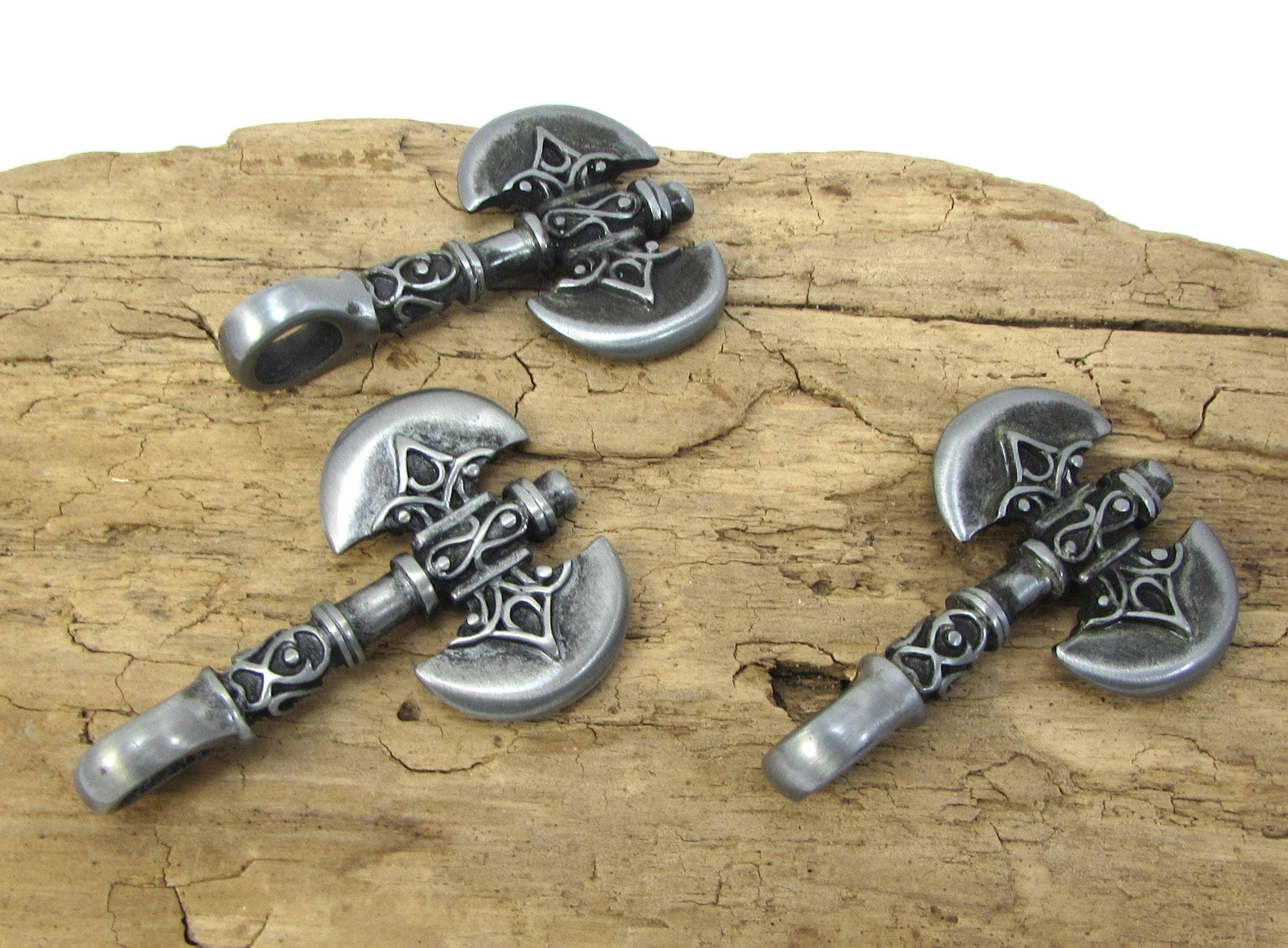 Axe Pendant, 43x27mm Double-sided Axe Pendant, Item 148p - Etsy