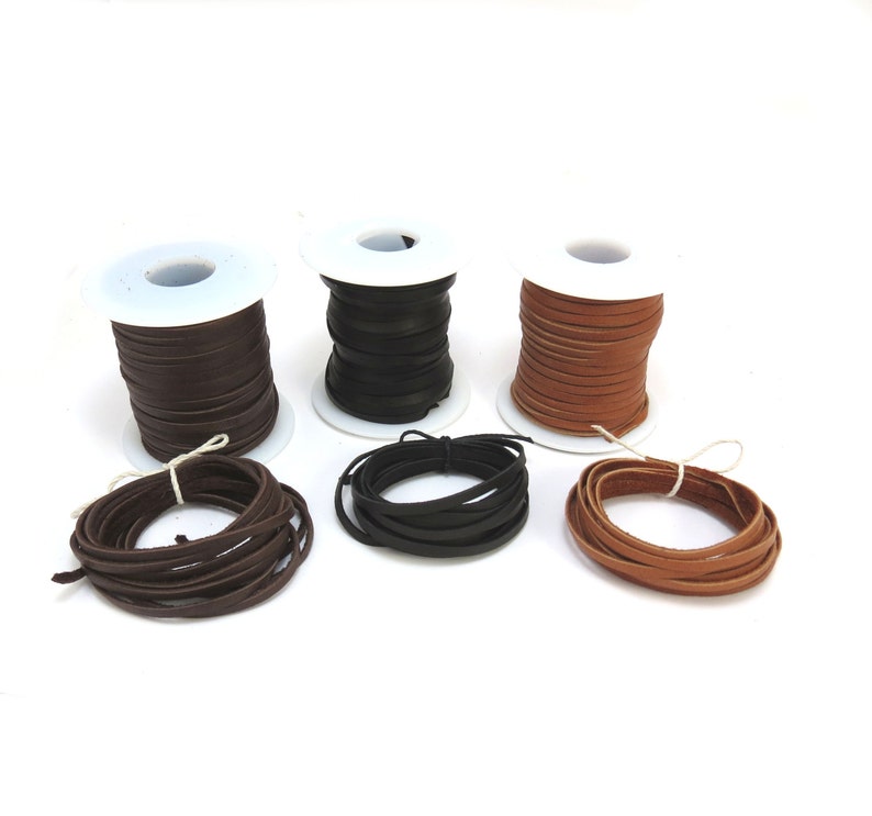 Two Black Leather Cord 2 Jewelry Supplies 3mm Black Leather Cord Item 488ct Deerskin Leather Cord Yards Black Leather Cord