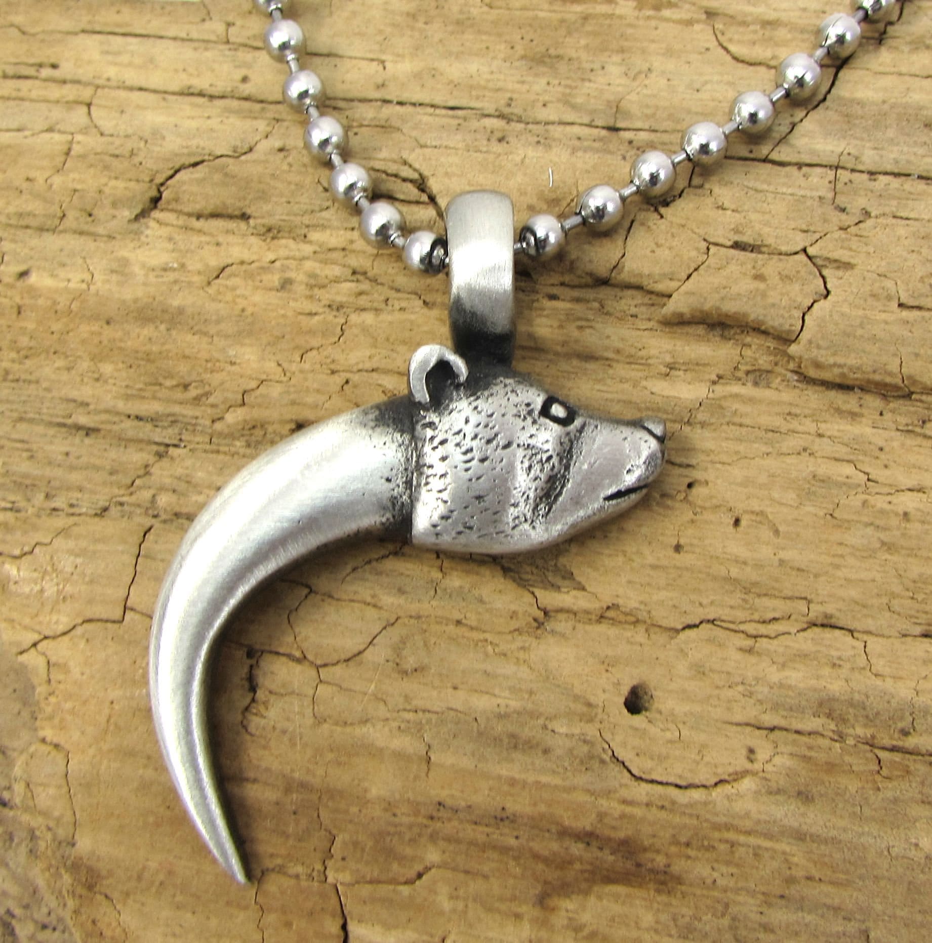ネックレス・ペンダント Bear's two-claw necklace ネックレス・ペンダント Bear's two-claw necklace Bear Claw
